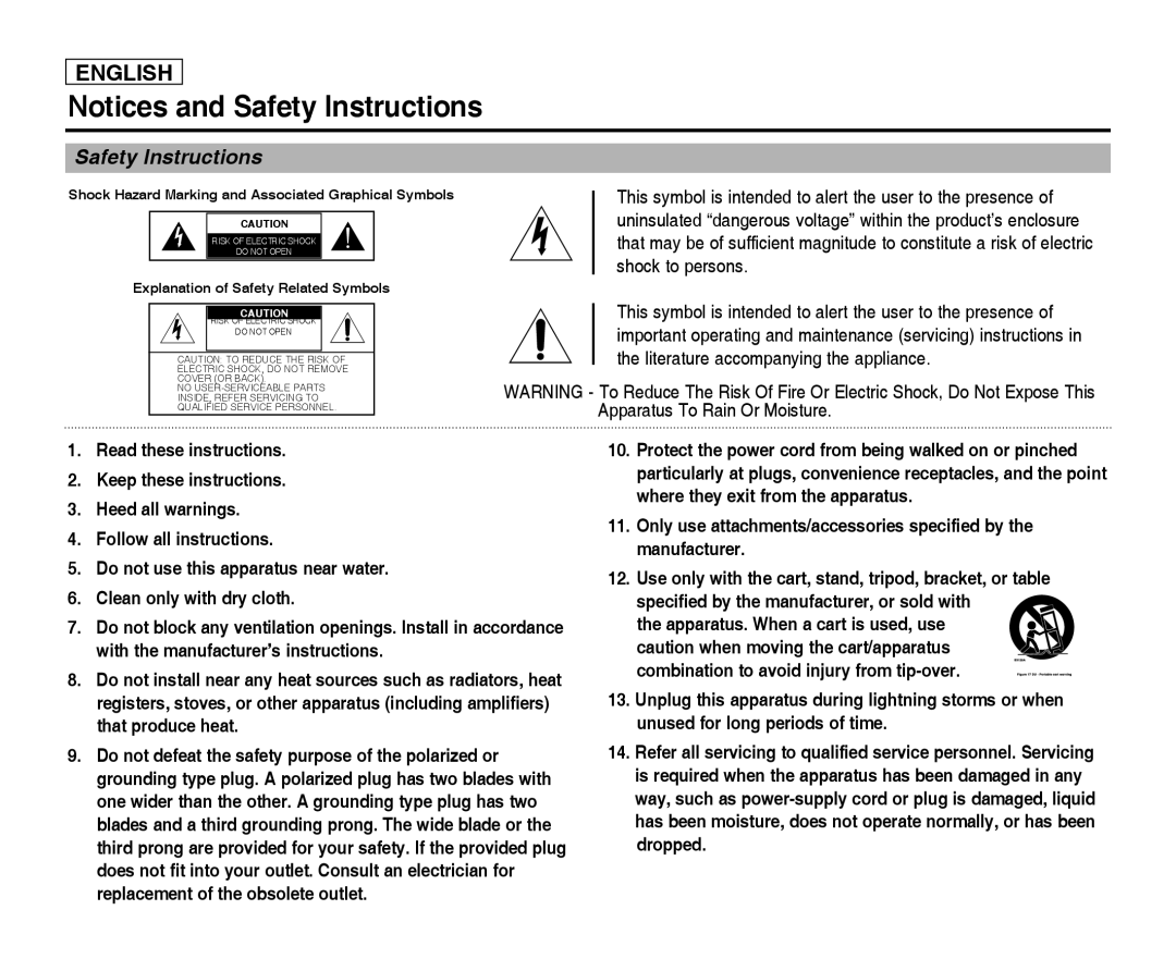 Samsung SC-X220L, SC-X205L manual English 