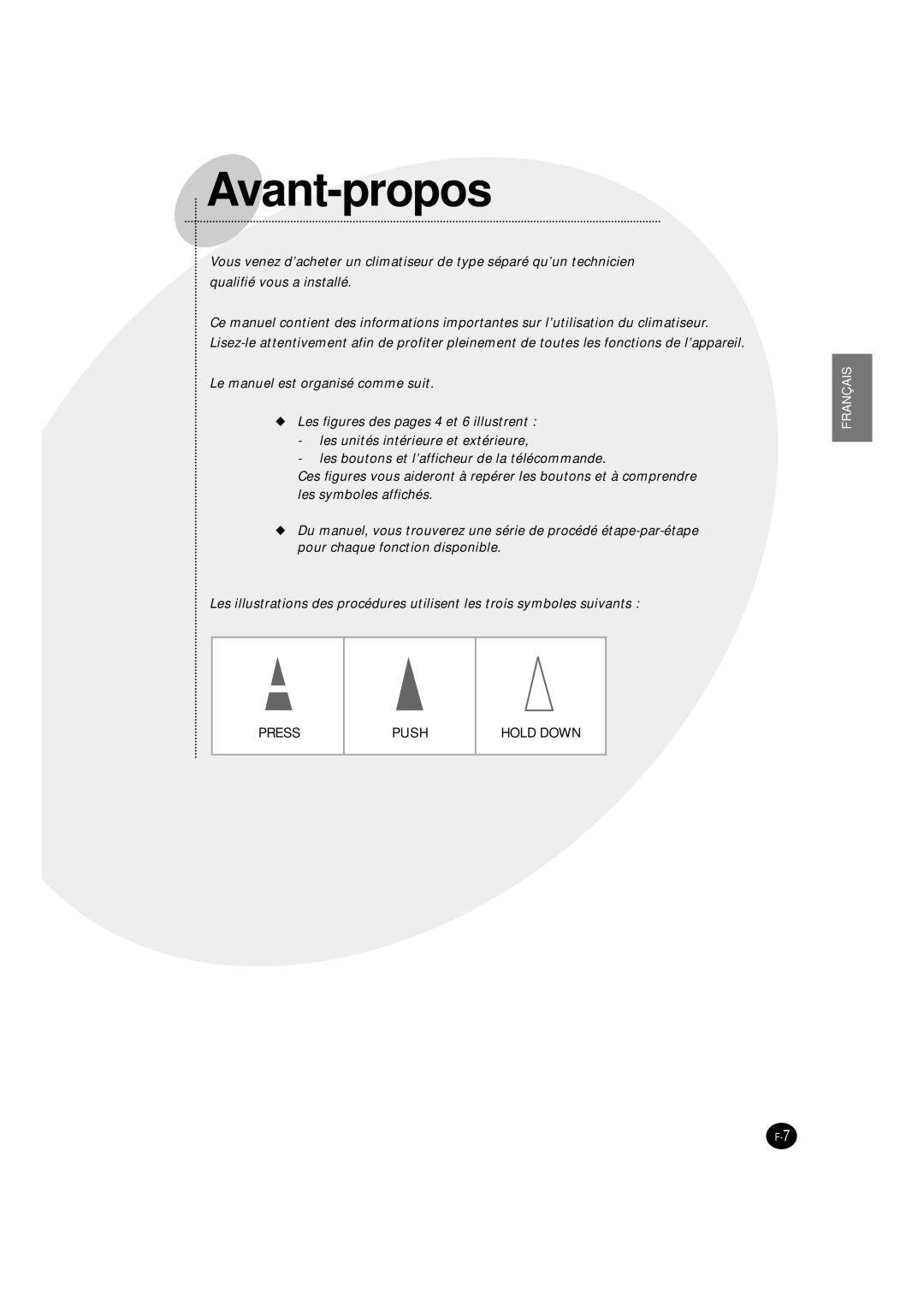 Samsung SC12AWHD, SC09AW8 manual Avant-propos 