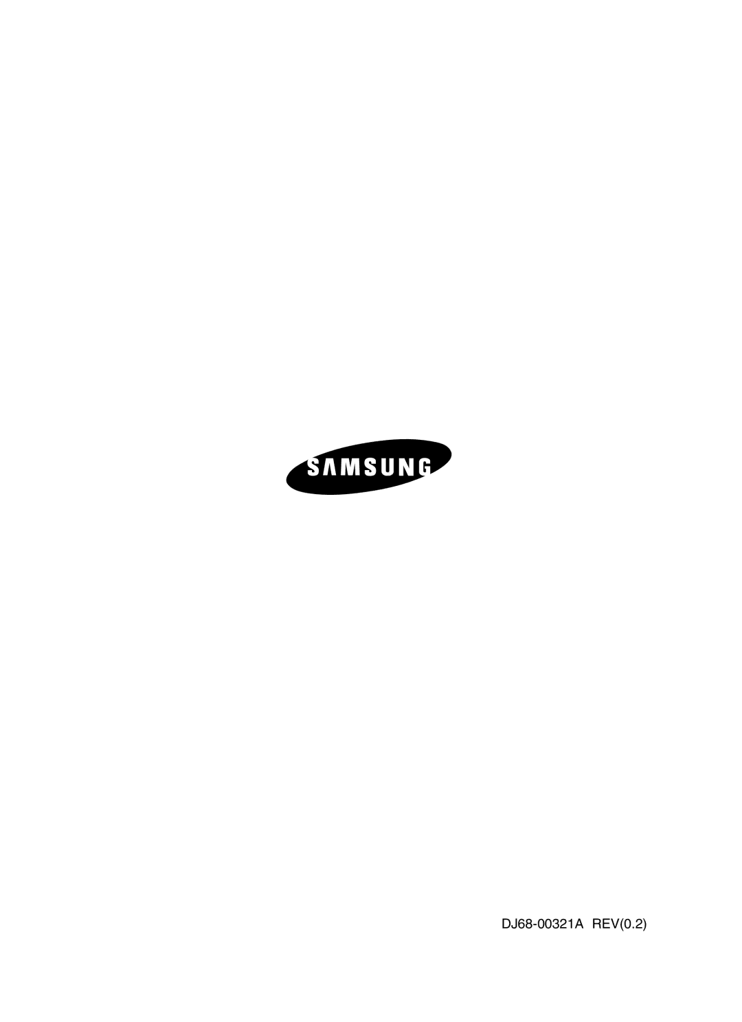 Samsung SC8431 operating instructions DJ68-00321A REV0.2 