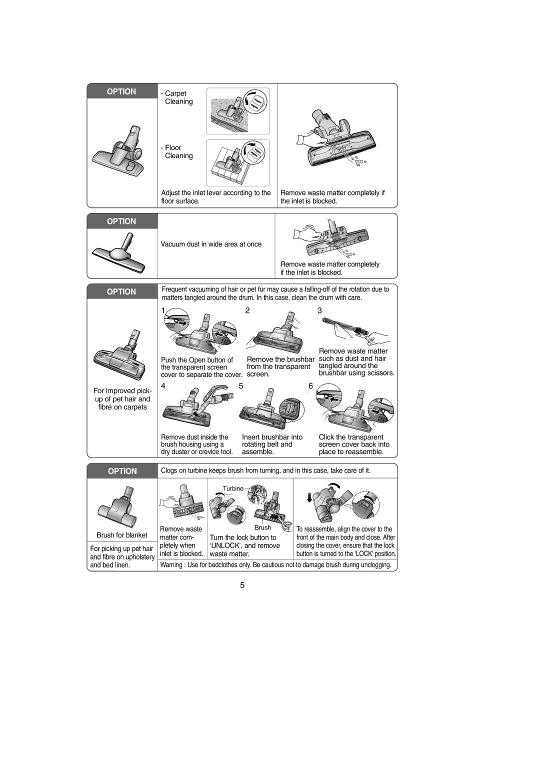 Samsung SC9190, DJ68-00369L operating instructions Vacuum dust in wide area at once 