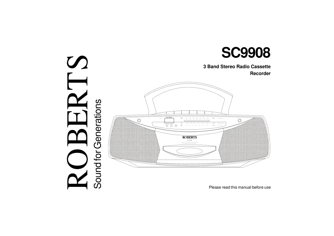 Samsung SC9908 manual 