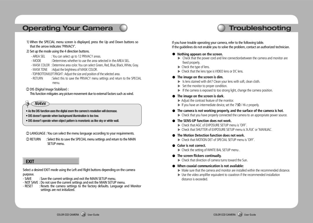 Samsung SCB-2000PH, SCB-2000ND, SCB-2000PD manual Troubleshooting, Exit 