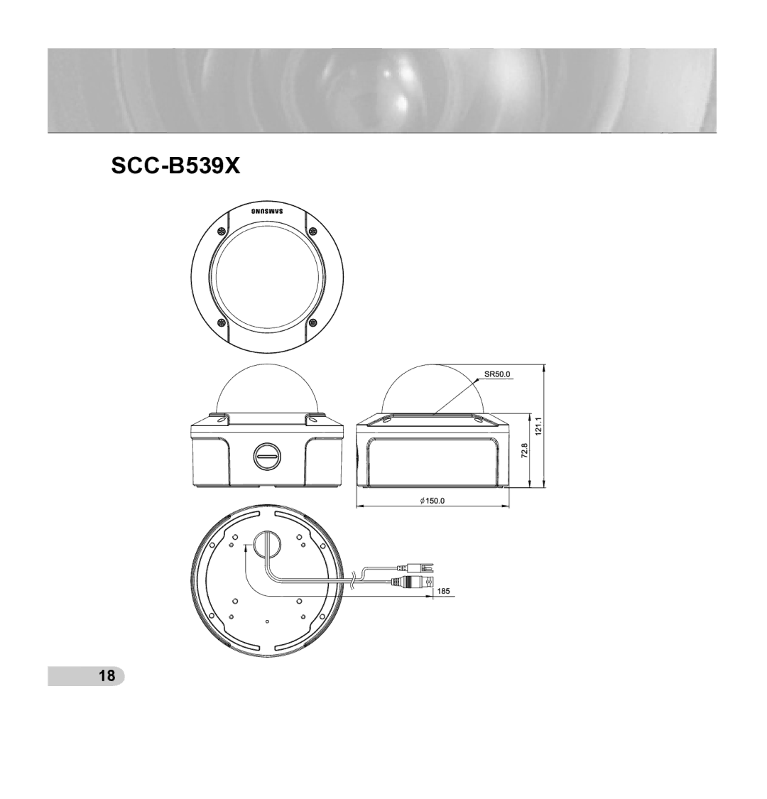 Samsung SCC-5395 manual SCC-B539X 