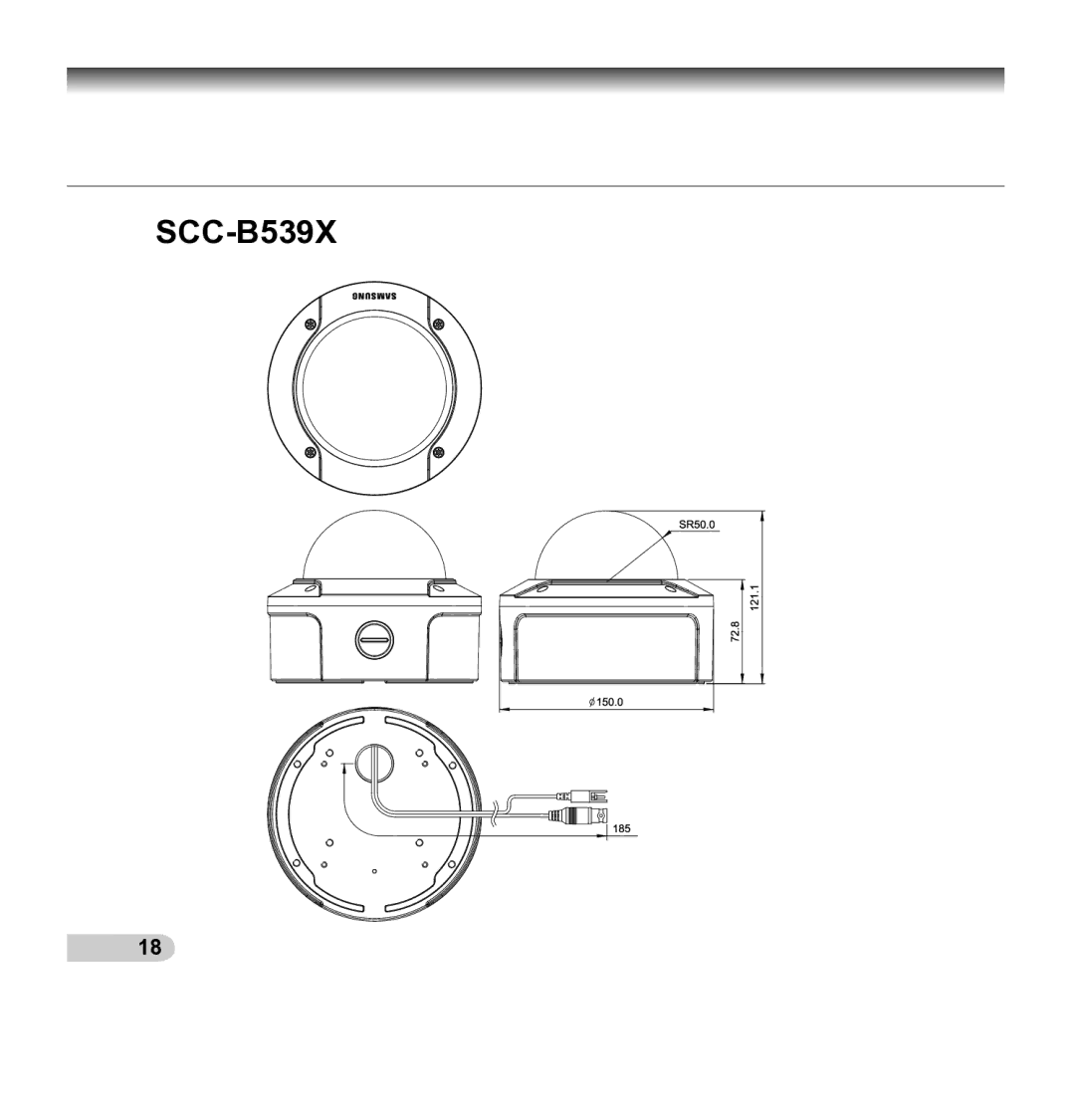 Samsung SCC-5395 manual SCC-B539X 