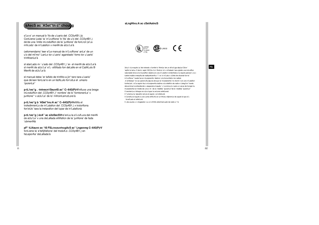 Samsung SCC-643AP Antes de Instalar el equipo, Aprobación de estándares, Funciones, y ajustes de los microinterruptores 