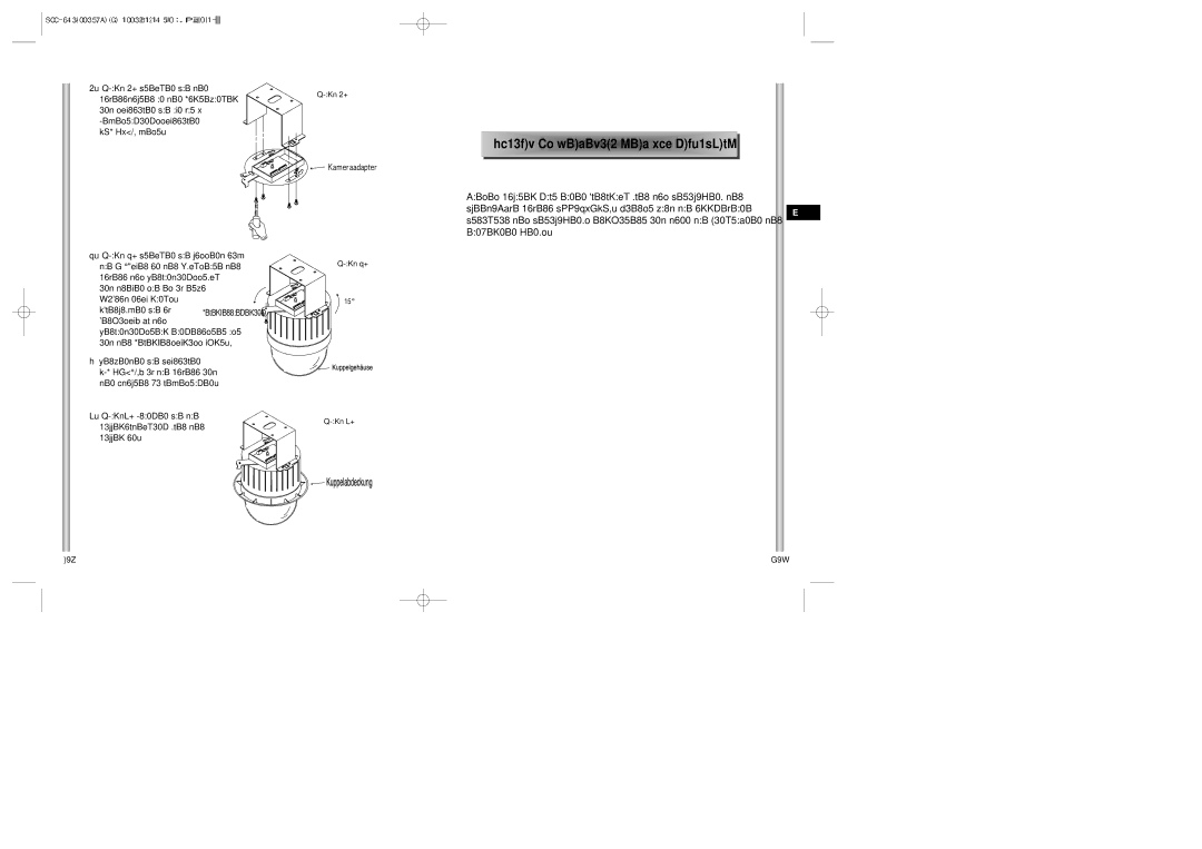 Samsung SCC-643(P) instruction manual PH M4X8 fest, Überprüfen Sie am, Geräusch, ob das, Bild7 Bringen Sie die, Kuppel an 