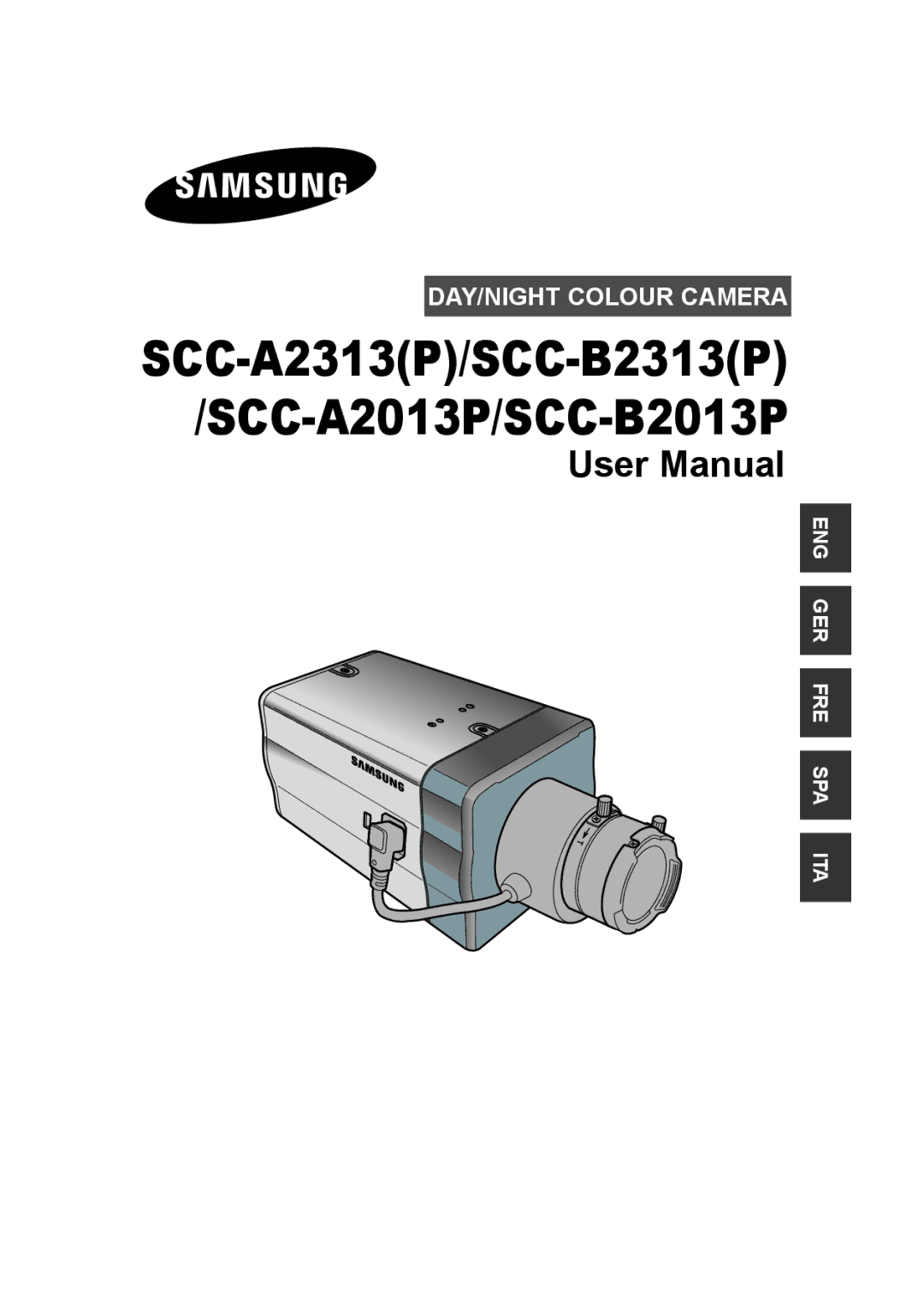 Samsung manual SCC-A2313P/SCC-B2313P /SCC-A2013P/SCC-B2013P 