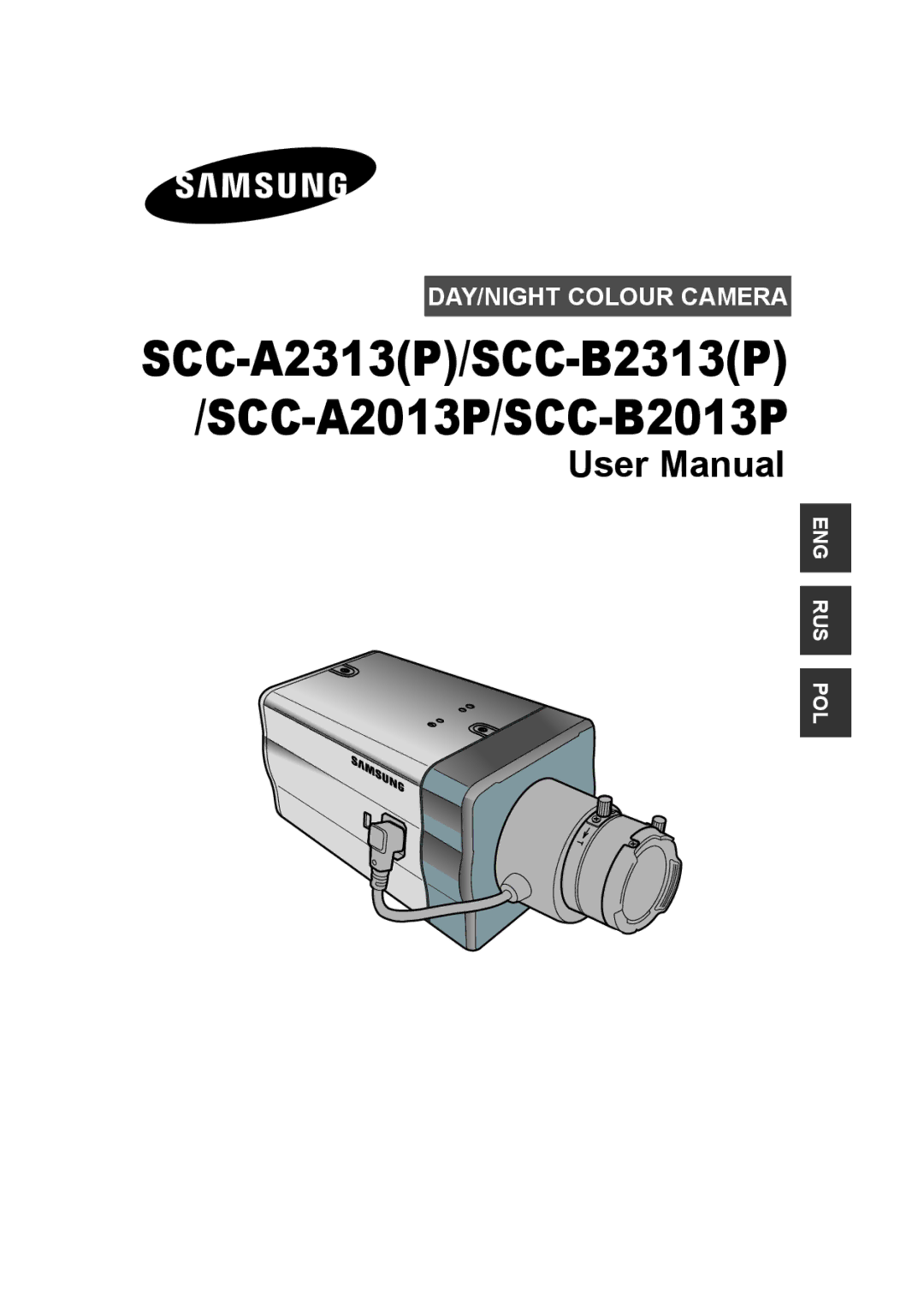 Samsung manual SCC-A2313P/SCC-B2313P /SCC-A2013P/SCC-B2013P 