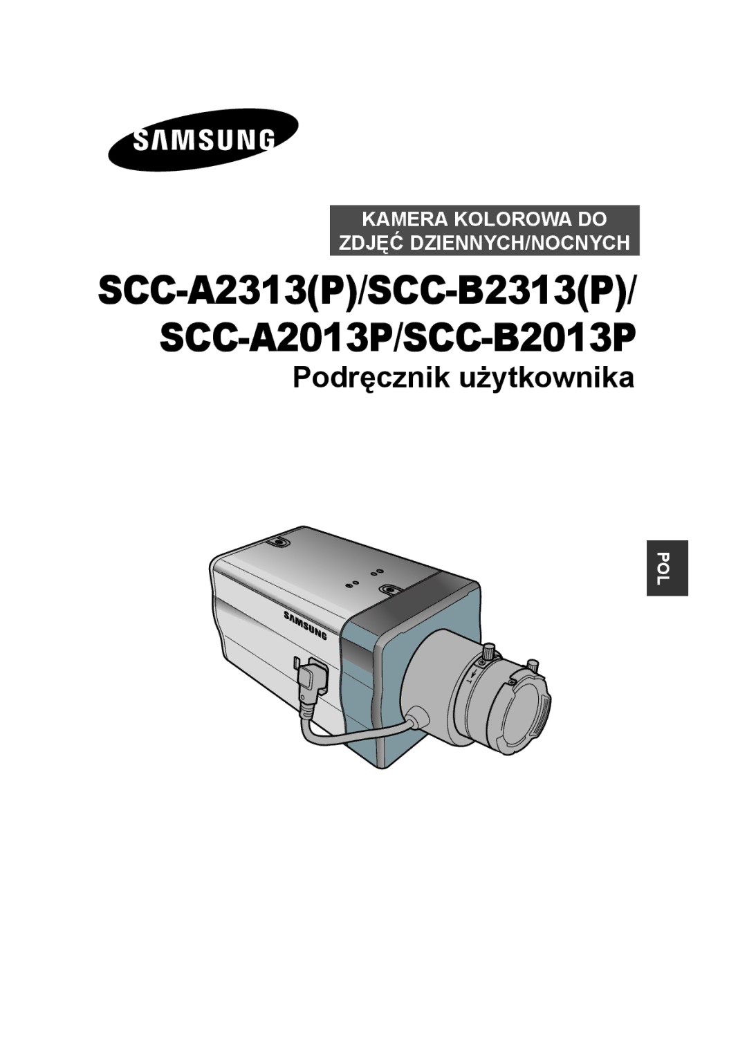 Samsung SCC-B2013P, SCC-A2013P, SCC-B2313P, SCC-A2313P manual Podręcznik użytkownika 