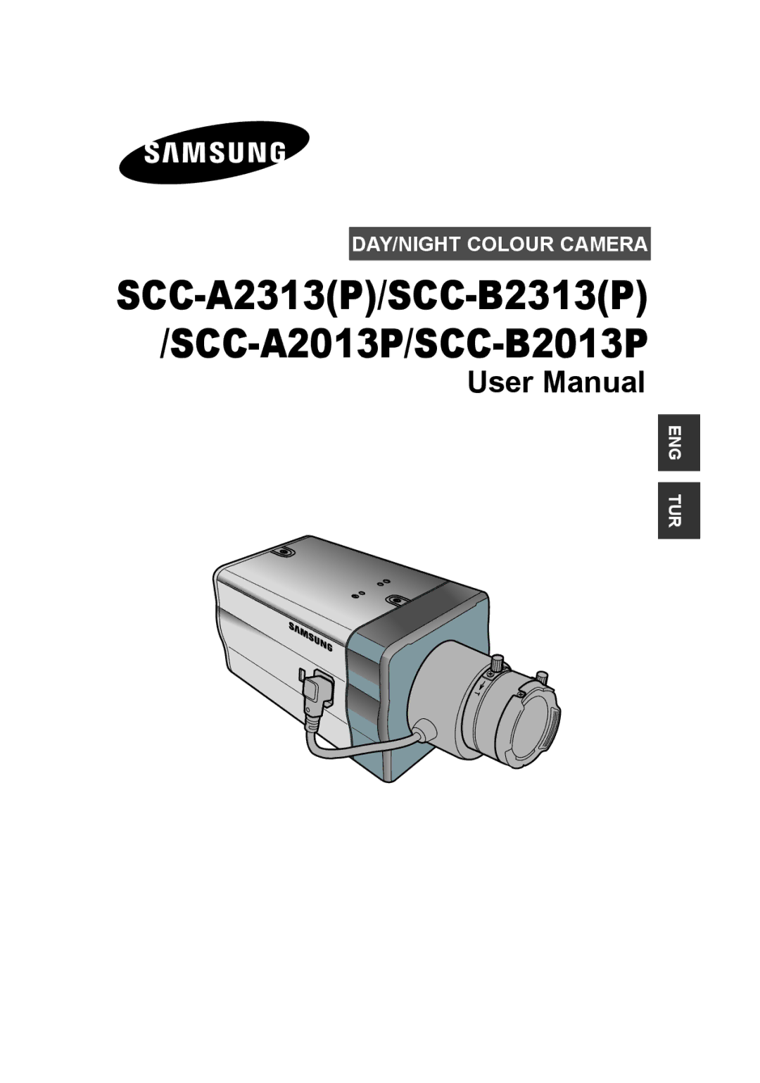 Samsung manual SCC-A2313P/SCC-B2313P /SCC-A2013P/SCC-B2013P 