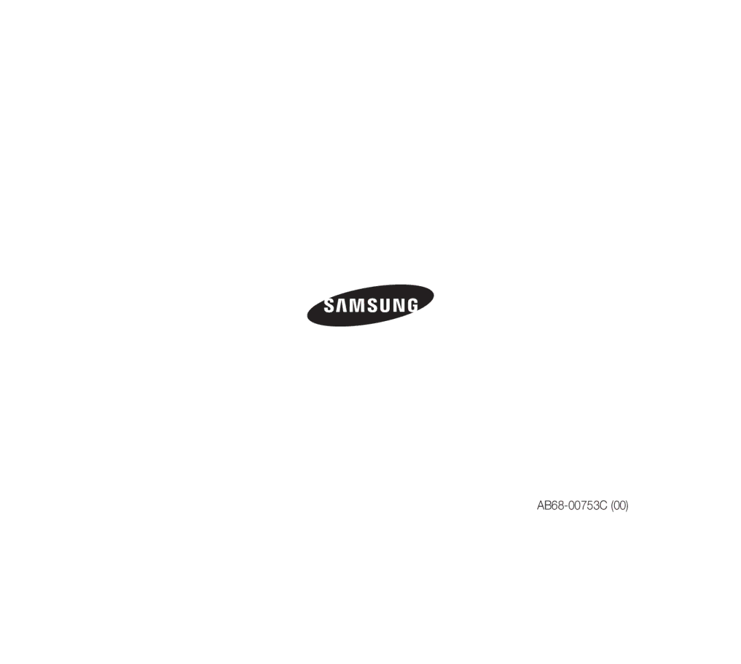 Samsung SCC-B1331P, SCC-B1311P, SCC-B1011P/TRK, SCC-B1311N manual AB68-00753C 