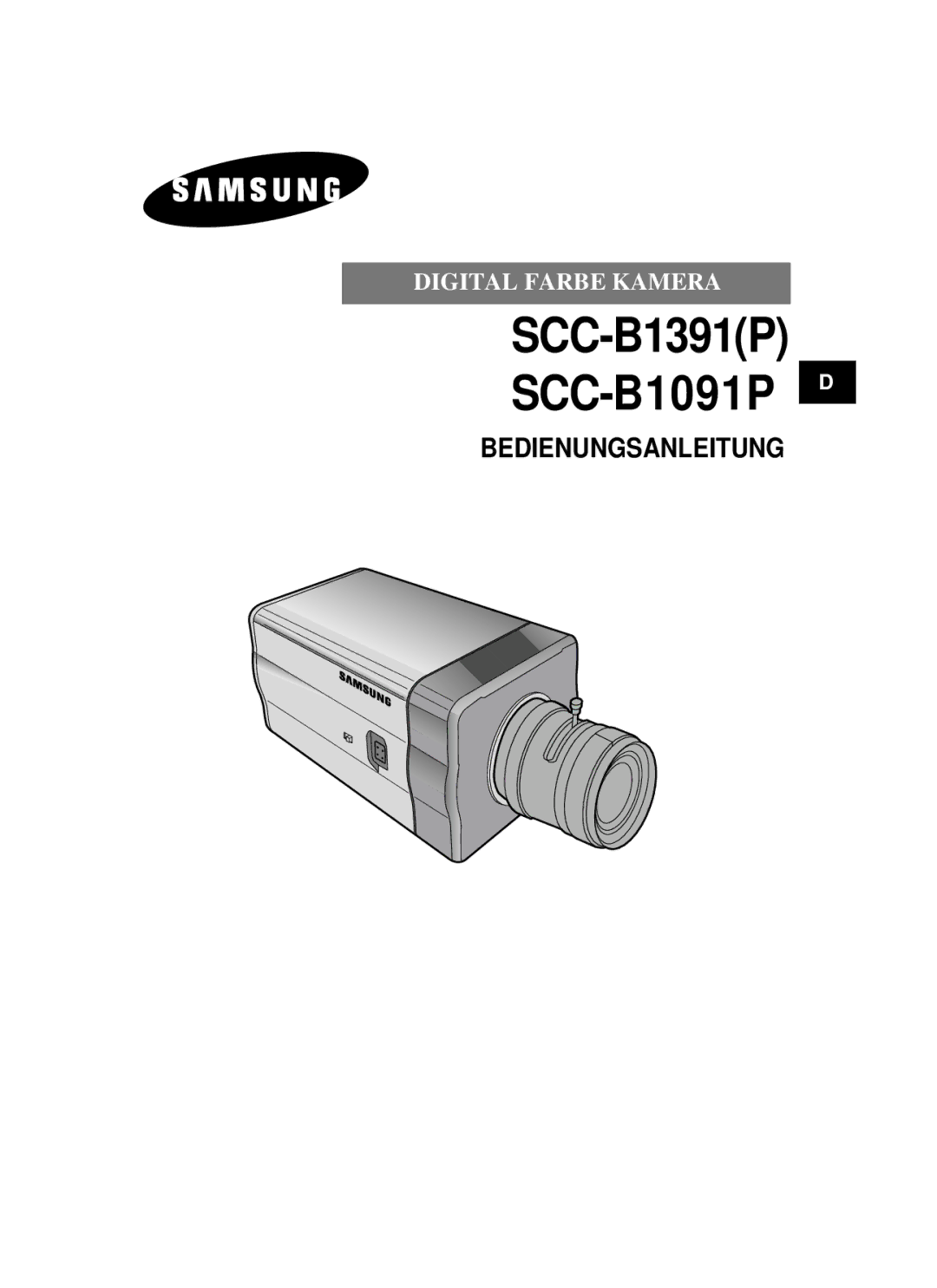 Samsung SCC-B1391P/SAU, SCC-B1091P/TRK, SCC-B1391P/TRK manual SCC-B1391P SCC-B1091P D 