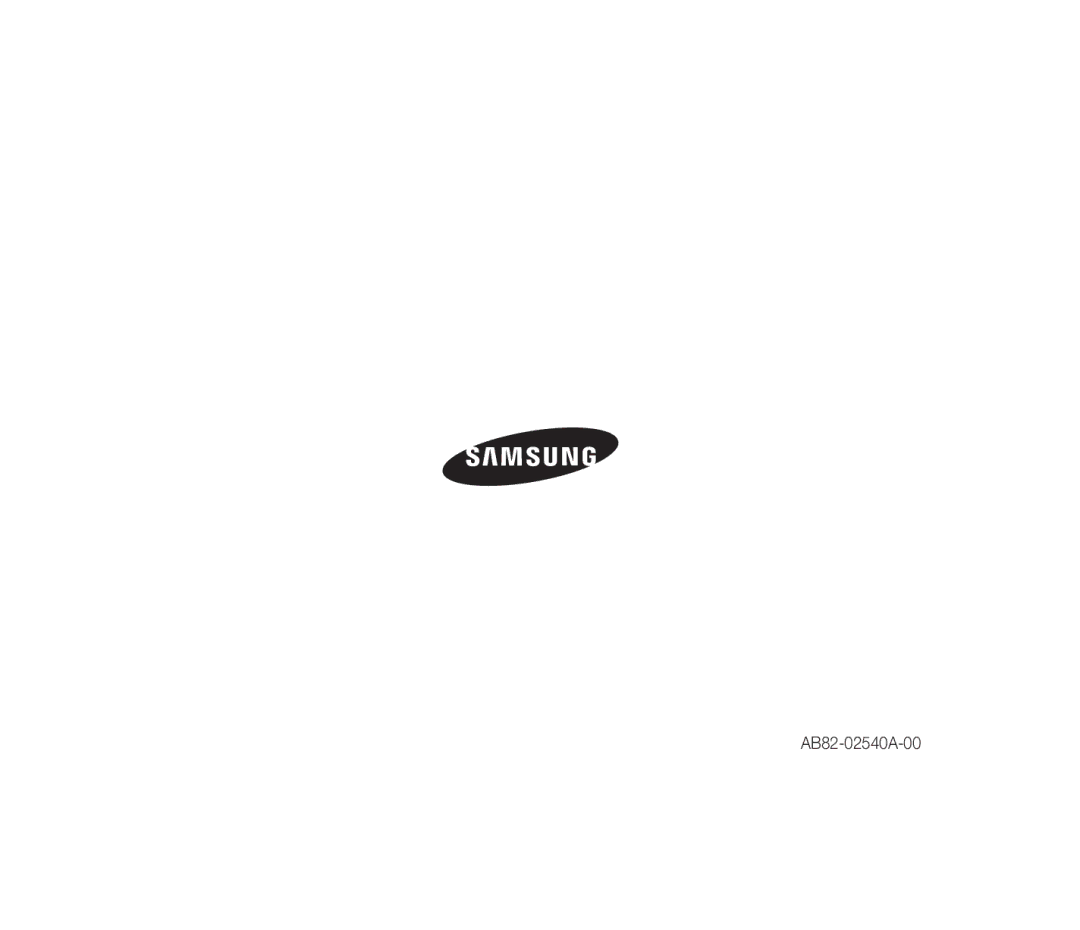 Samsung SCC-B1310P manual AB82-02540A-00 