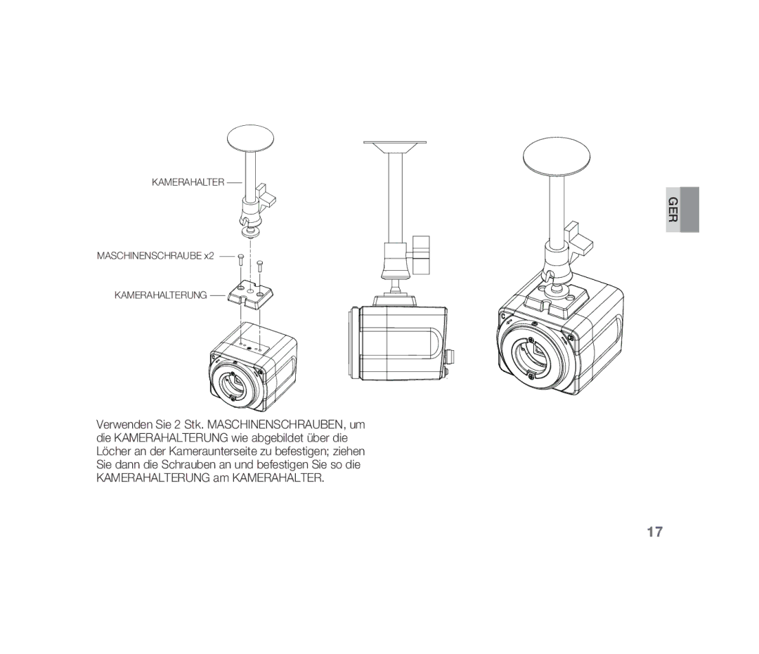 Samsung SCC-B1310P manual Ger 