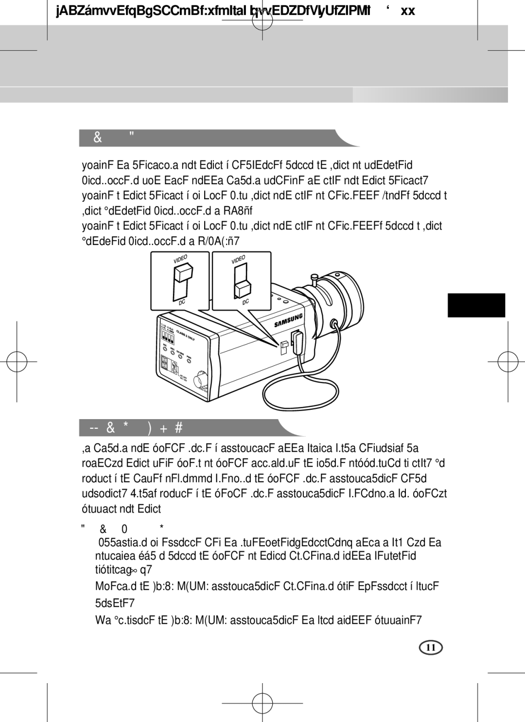 Samsung SCC-B1091P user manual Posizione Lenti Selezione Interruttore, Aggiustamento Fuoco Retro, Lenti senza funzione zoom 