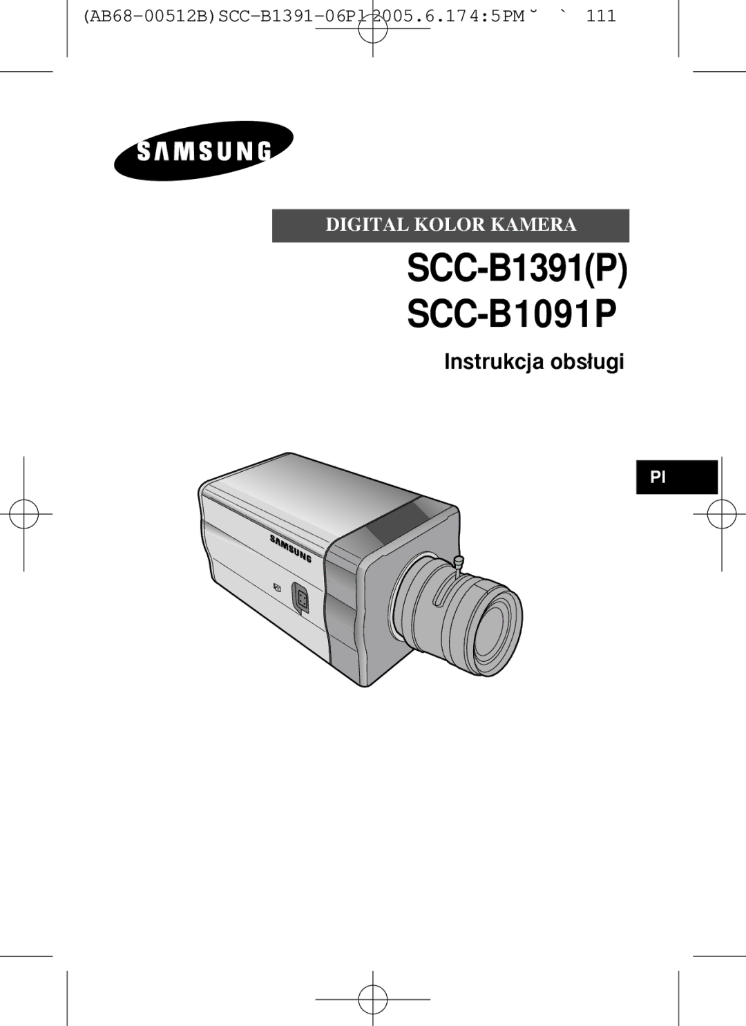 Samsung SCC-B1091P, SCC-B1391(P) user manual Instrukcja obs∏ugi 