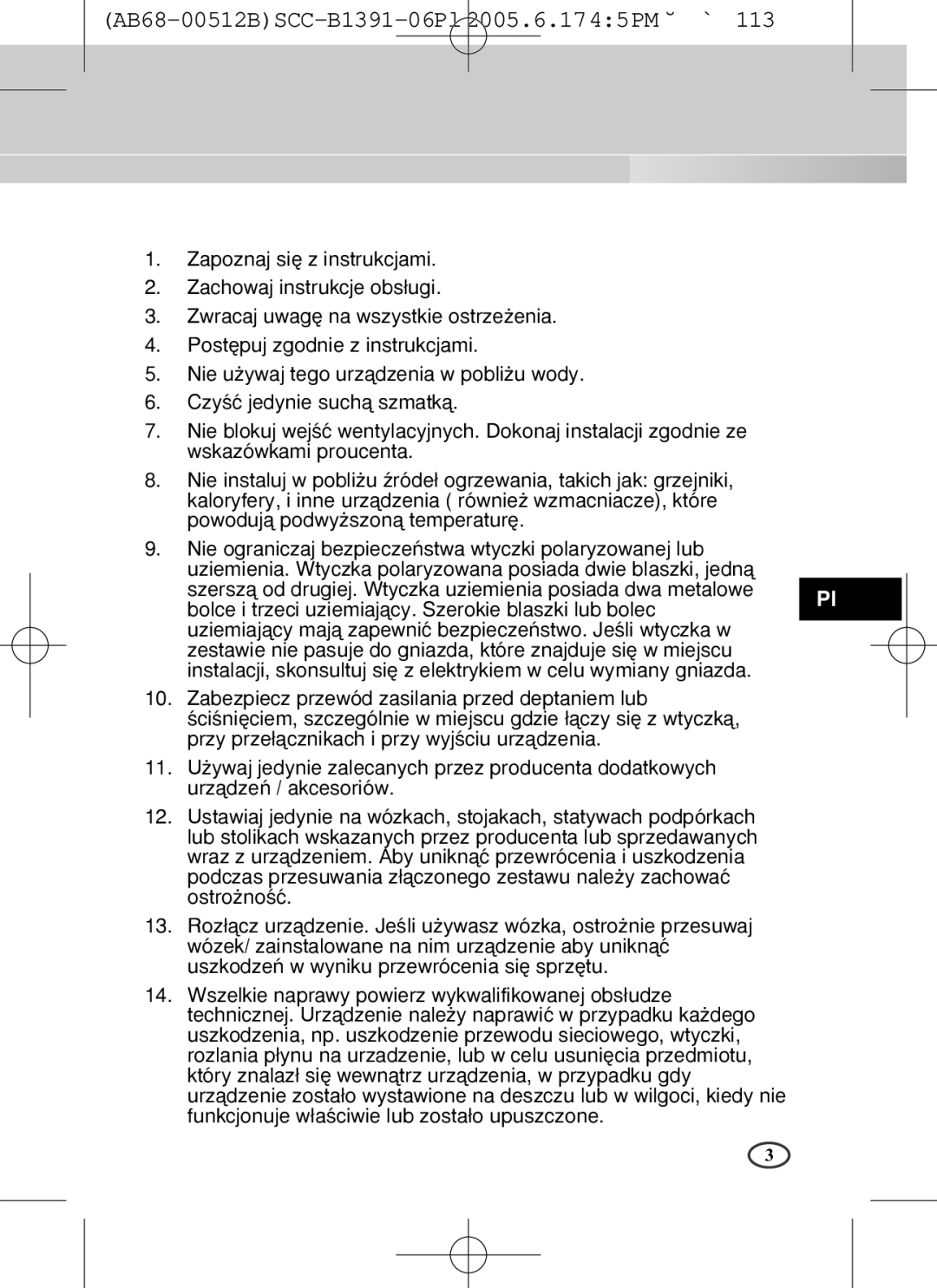 Samsung SCC-B1091P, SCC-B1391(P) user manual AB68-00512BSCC-B1391-06Pl 2005.6.1745PM ˘ ` 