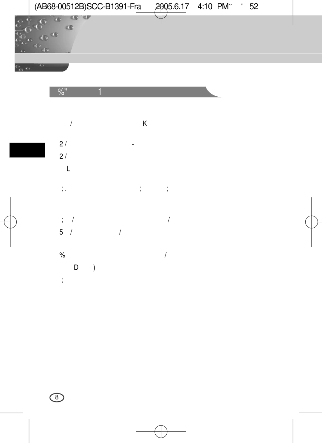 Samsung SCC-B1391(P), SCC-B1091P user manual Précautions dans l’Installation et Utilisatio 