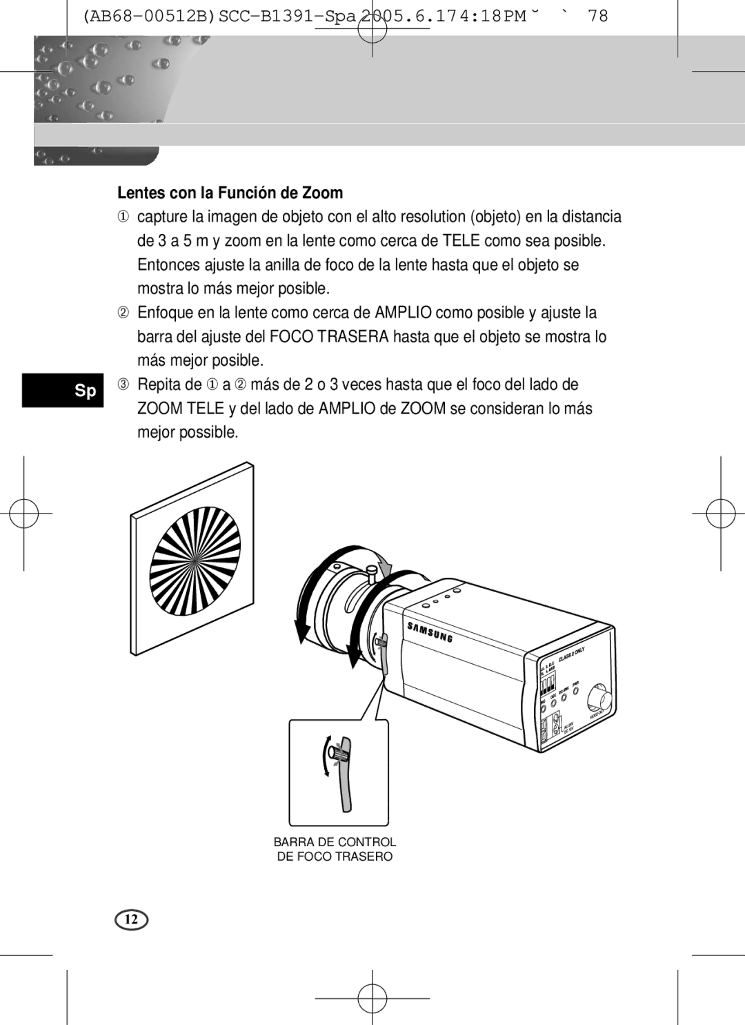 Samsung SCC-B1391(P), SCC-B1091P user manual Lentes con la Función de Zoom, Más mejor posible, Mejor possible 