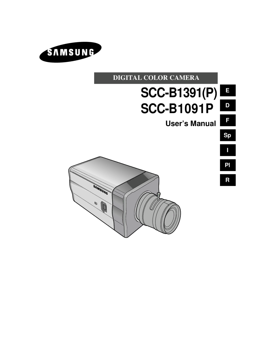 Samsung SCC-B1391P manual SCC- B1091P 