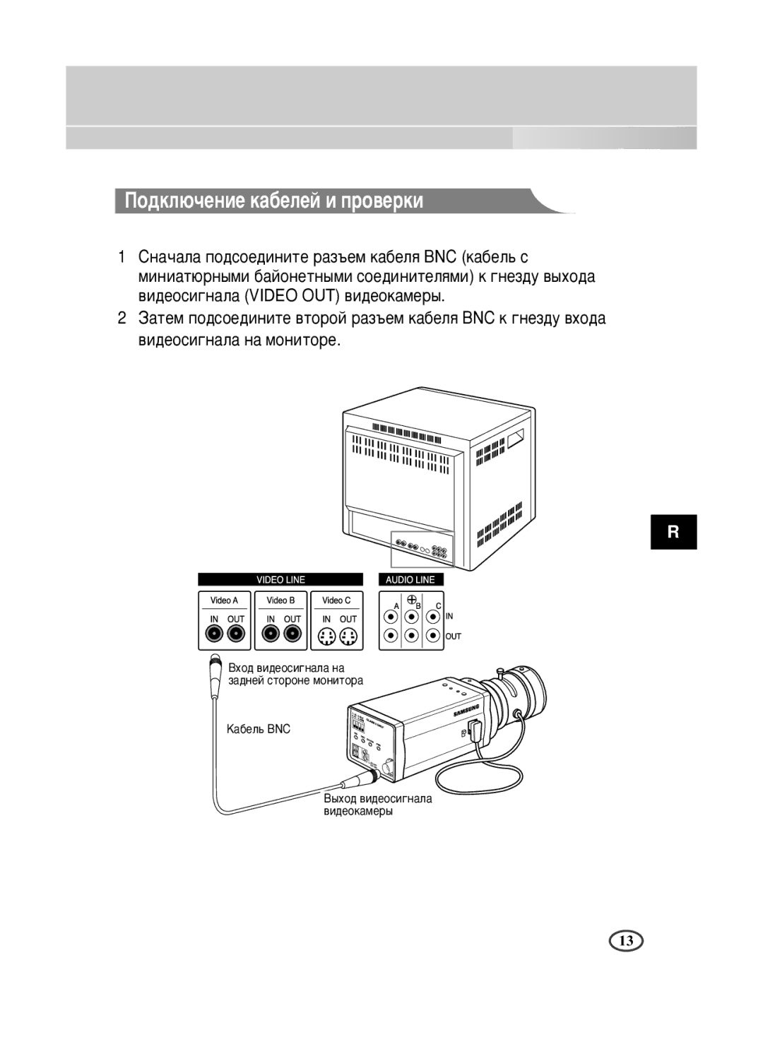 Samsung SCC-B1391P manual Èó‰Íî˛˜Âìëâ Í‡·Âîâè Ë Ôó‚Âíë 