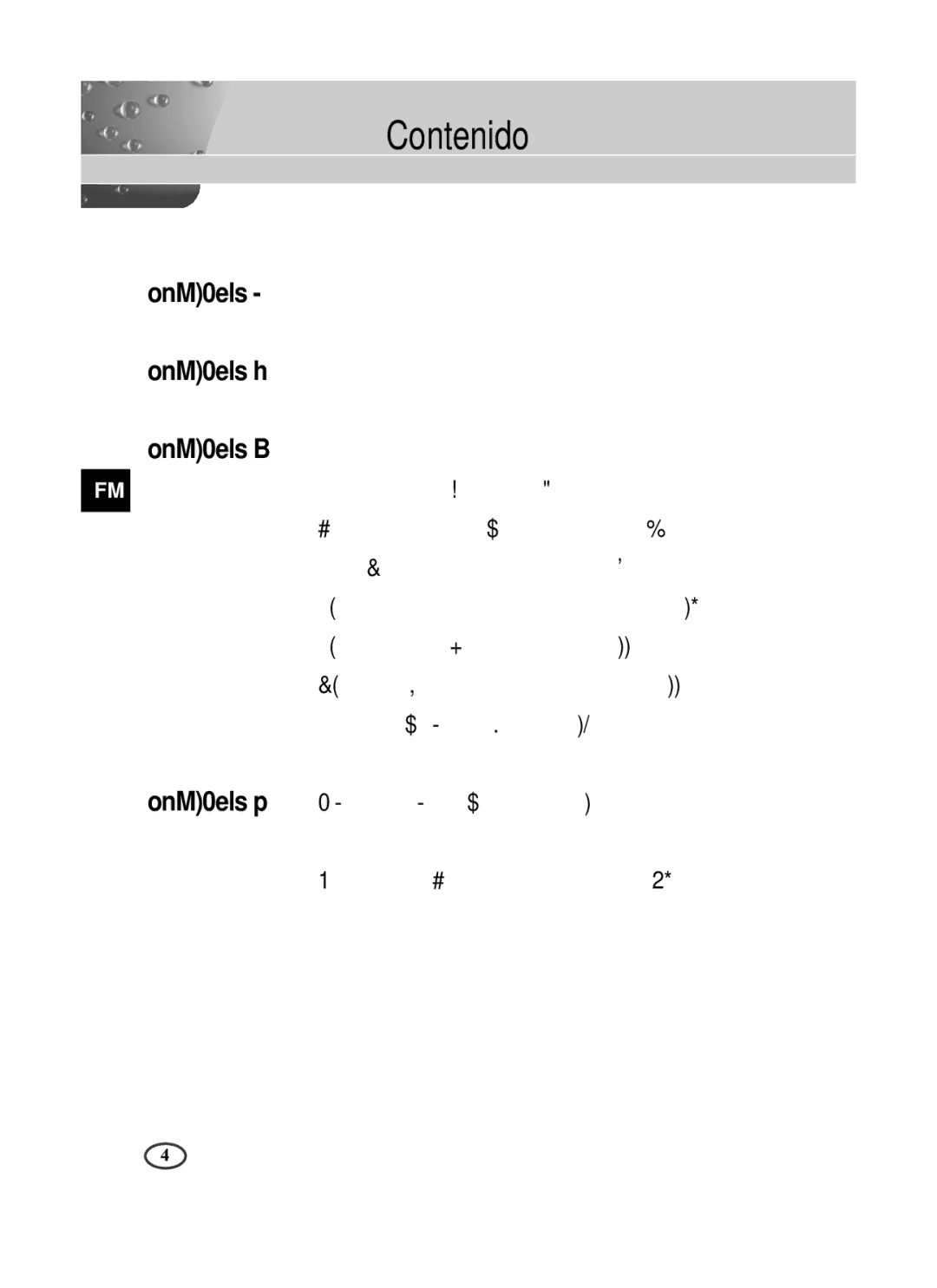 Samsung SCC-B1391P manual Contenido 