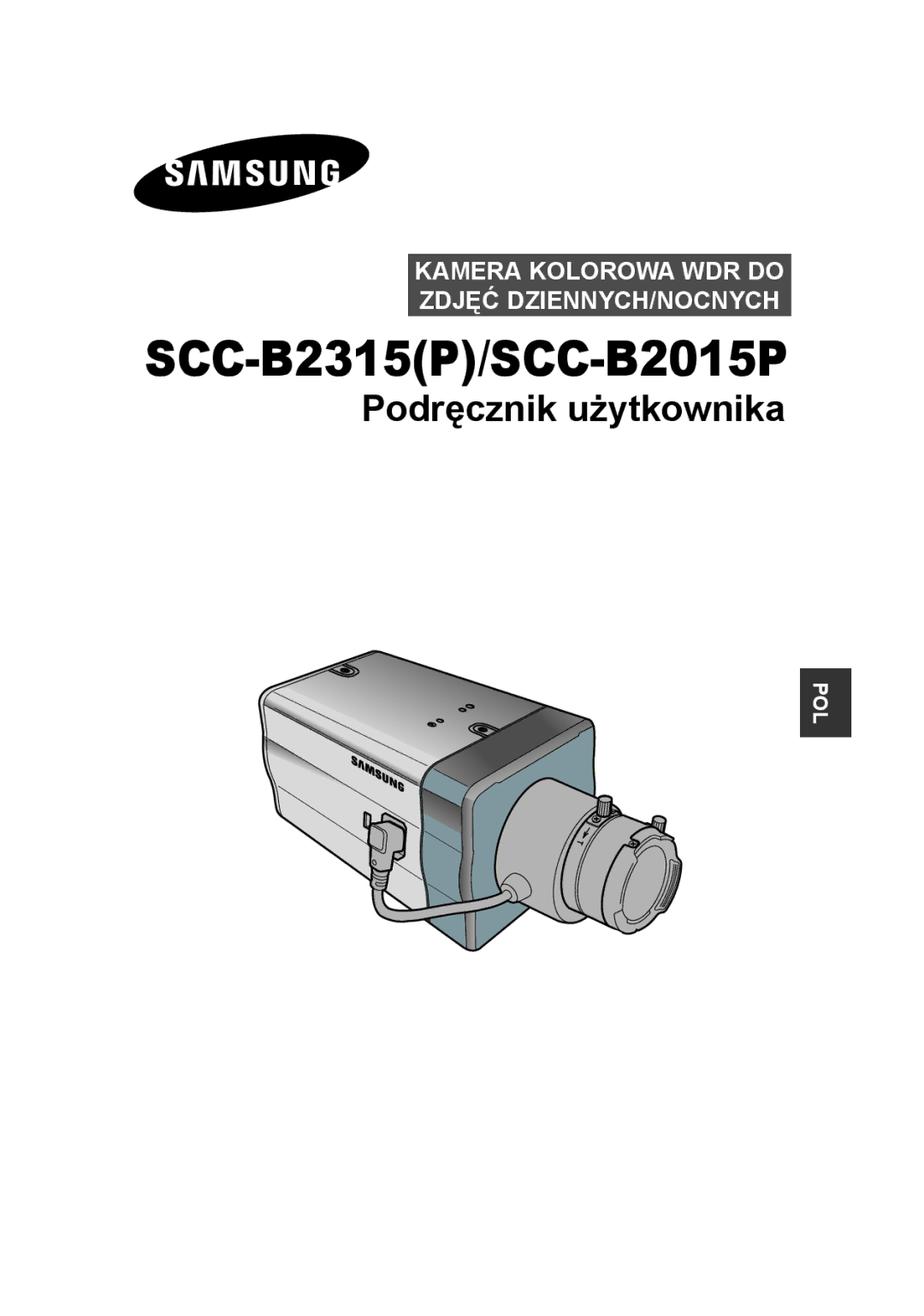 Samsung SCC-B2315P, SCC-B2015P manual Podręcznik użytkownika 