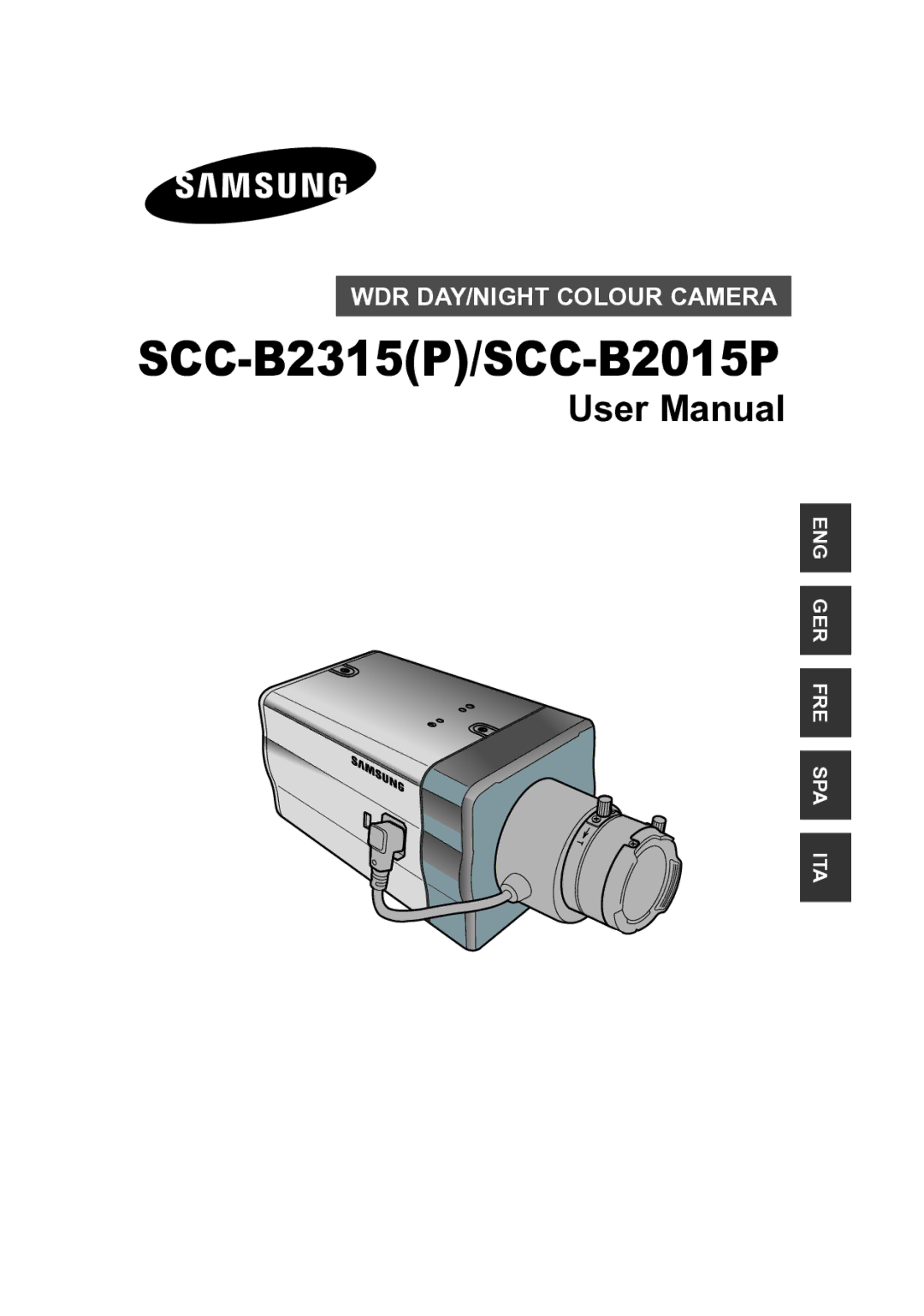 Samsung manual SCC-B2315P/SCC-B2015P 