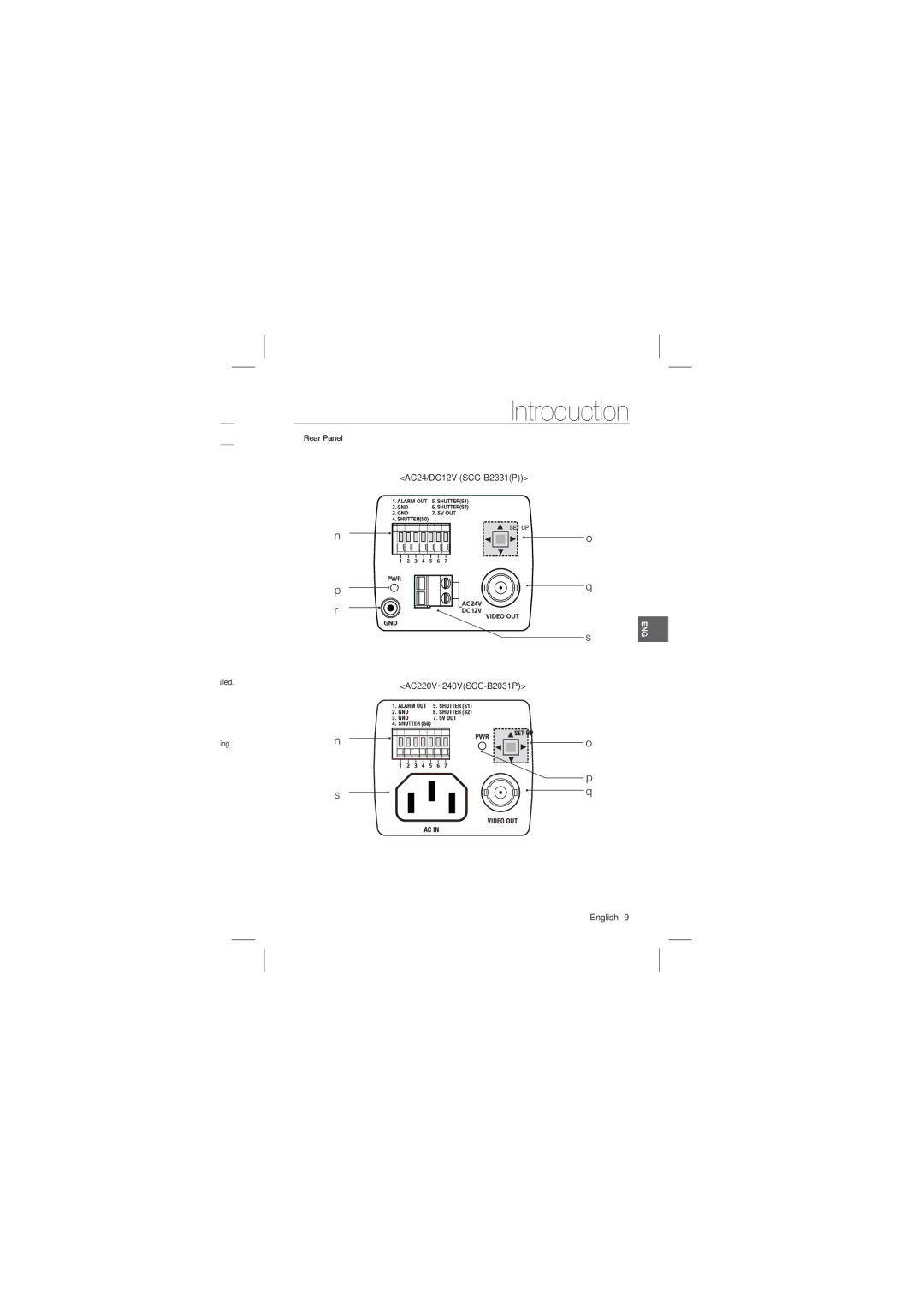 Samsung SCC-B2031P, SCC-B2331P user manual Eng 