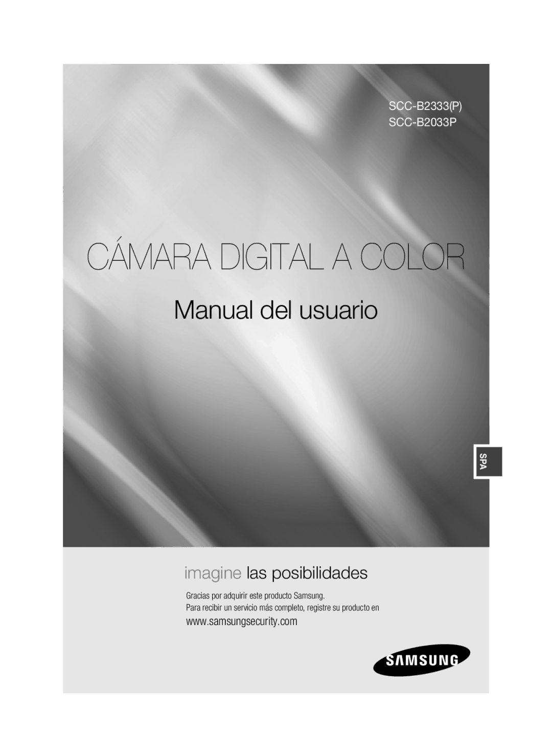 Samsung SCC-B2333P, SCC-B2033P, SCC-B2333BP, SCC-B2033BP manual Cámara Digital a Color 