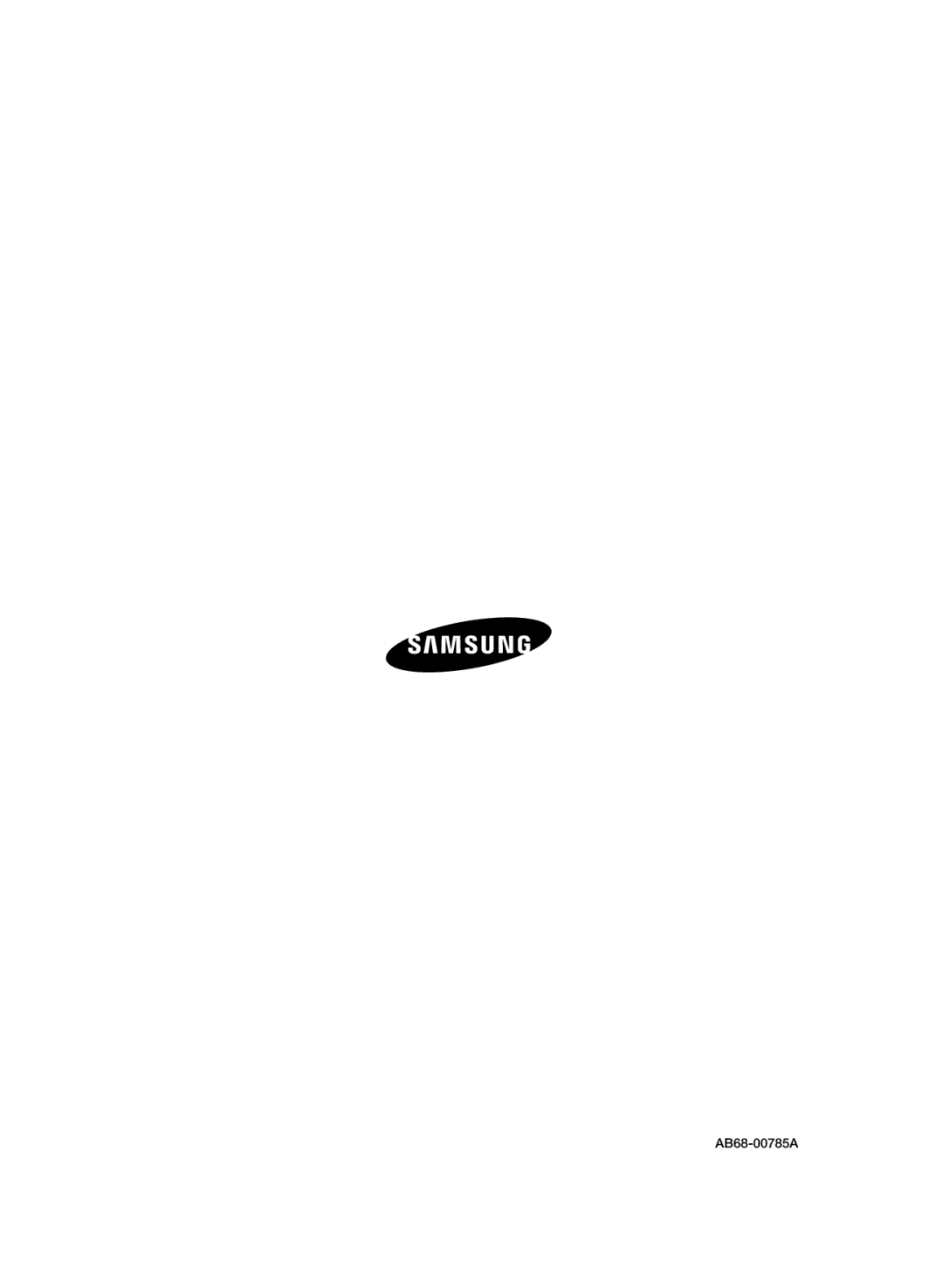 Samsung SCC-B2033P, SCC-B2333P, SCC-B2333BP, SCC-B2033BP manual AB68-00785A 