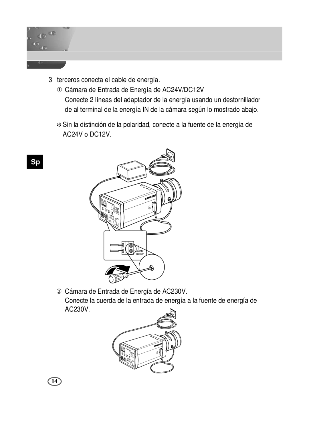 Samsung SCC-B2391P/SAU, SCC-B2391N, SCC-B2091P/TRK manual 