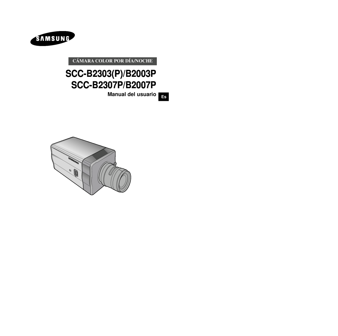 Samsung SCC-B2003P, SCC-B2007P manual SCC-B2303P/B2003P SCC-B2307P/B2007P, Manual del usuario, Cámara Color Por Día/Noche 