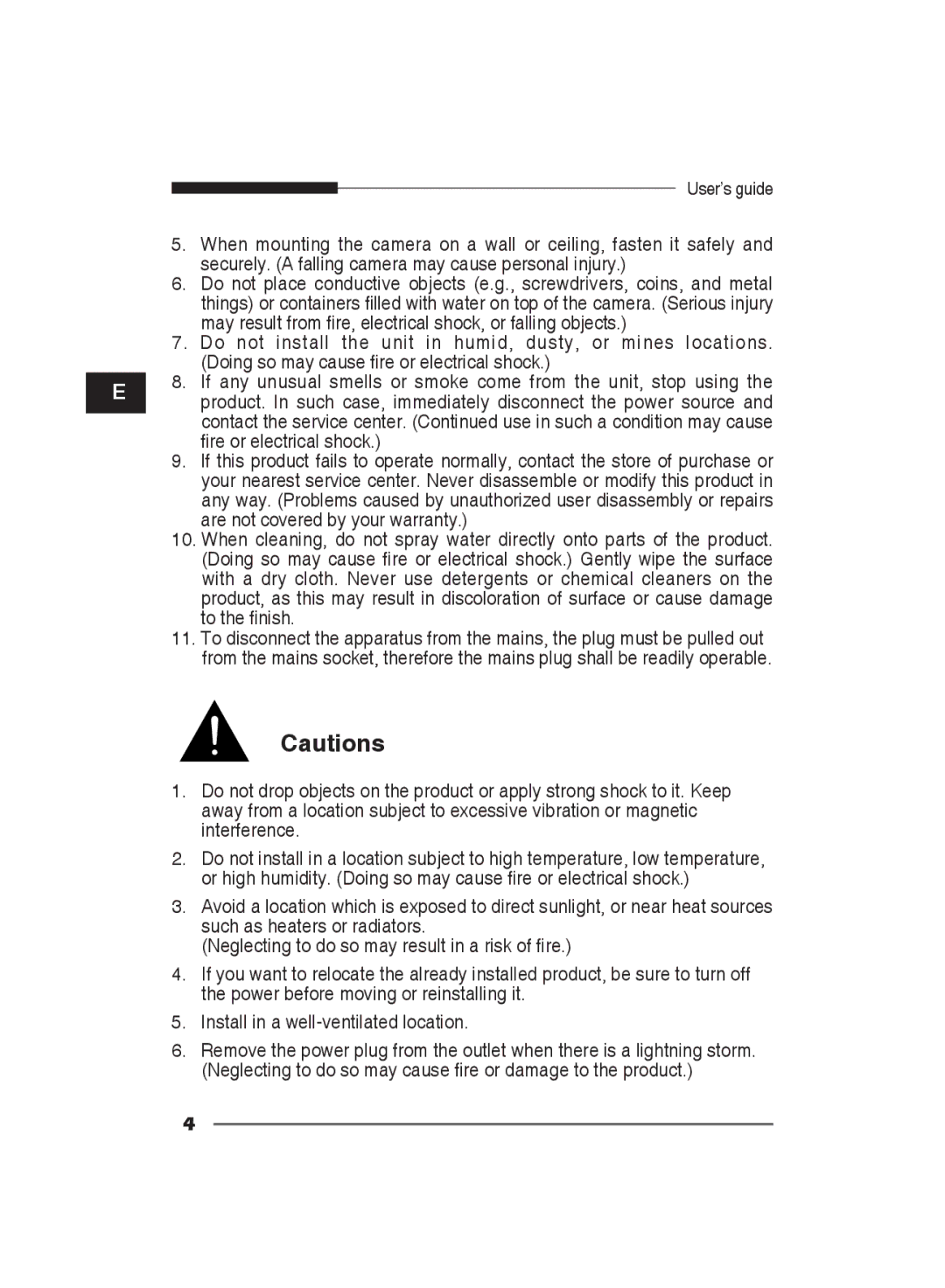 Samsung SCC-B2011P/TRK, SCC-B2311N, SCC-B2311P/TRK manual 