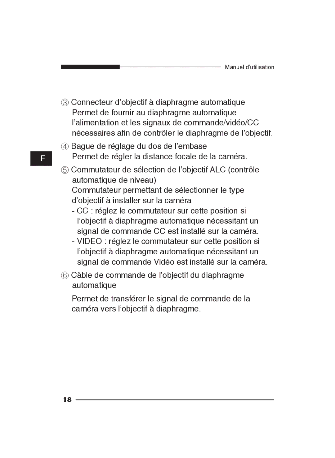 Samsung SCC-B2311N, SCC-B2311P/TRK, SCC-B2011P/TRK manual Manuel d’utilisation 