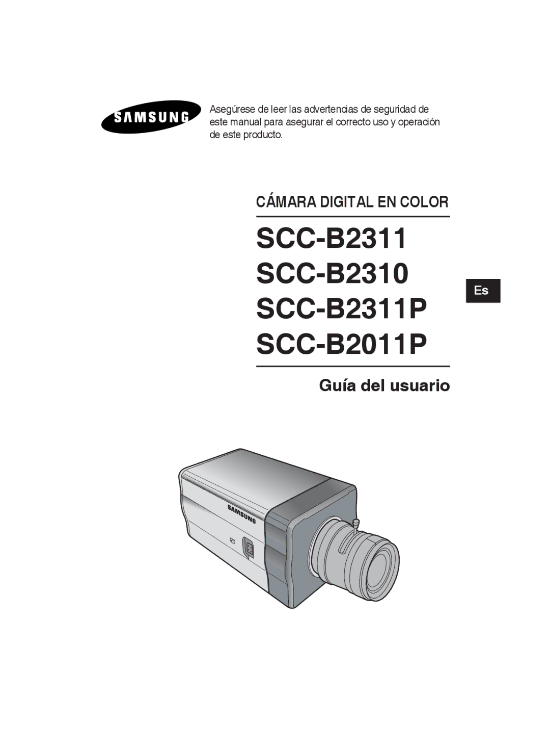 Samsung SCC-B2011P/TRK, SCC-B2311N, SCC-B2311P/TRK manual Cámara Digital EN Color 