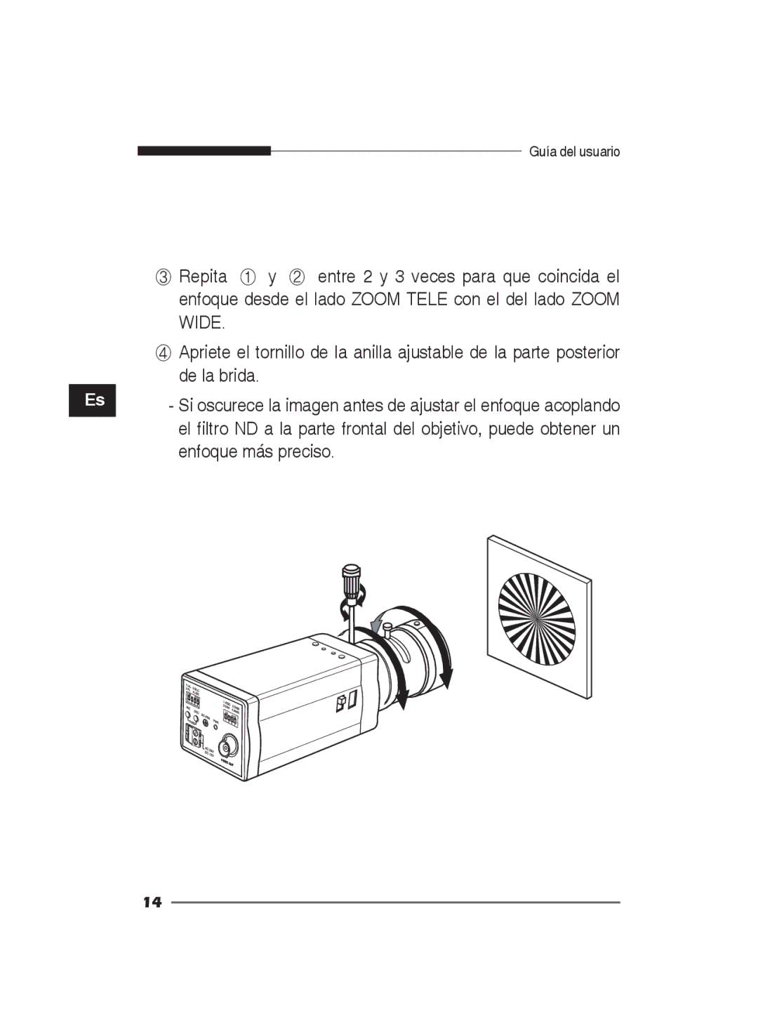 Samsung SCC-B2311N, SCC-B2311P/TRK, SCC-B2011P/TRK manual Enfoque más preciso 