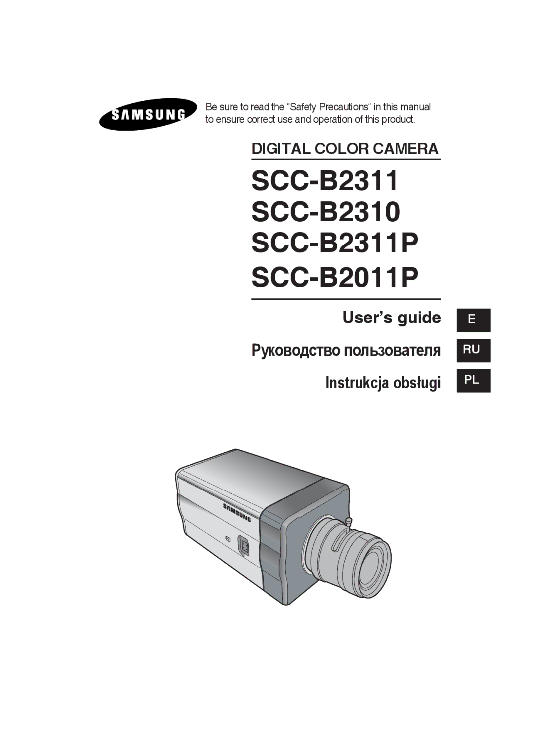 Samsung SCC-B2311N, SCC-B2311P/TRK, SCC-B2011P/TRK manual SCC-B2311 SCC-B2310 SCC-B2311P SCC-B2011P 