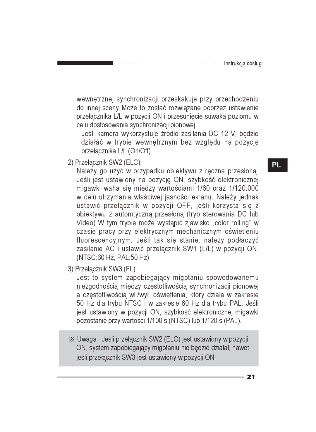 Samsung SCC-B2311N, SCC-B2311P/TRK, SCC-B2011P/TRK manual Instrukcja obsługi 