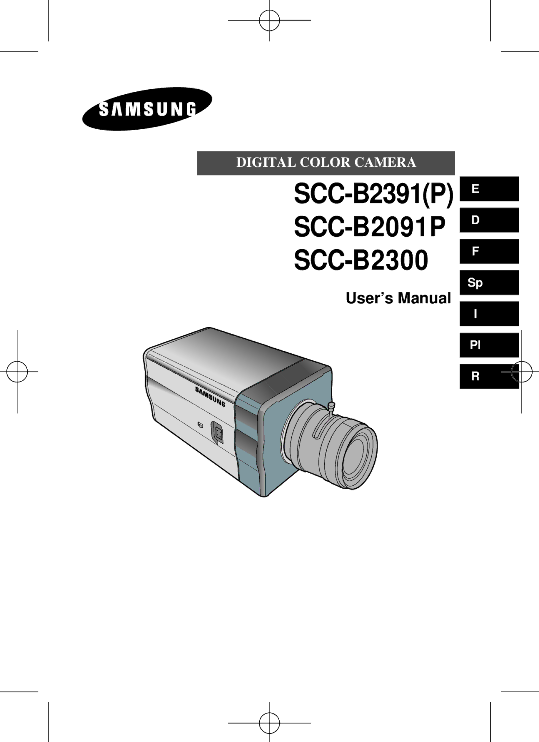 Samsung SCC-B2300, SCC-B2391(P), SCC-B2091P user manual SCC- B2091P SCC- B2300 