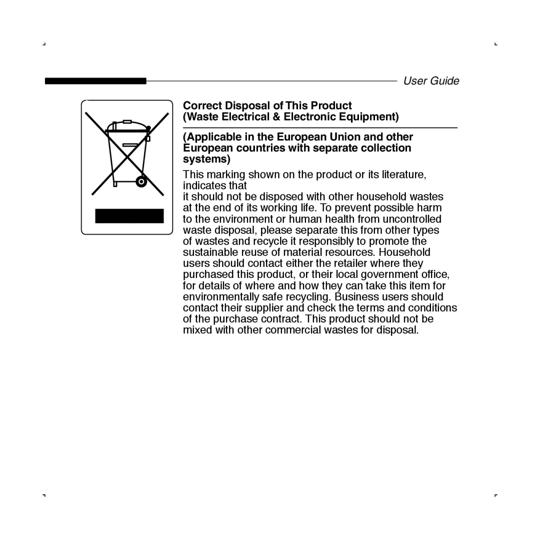 Samsung SCC-B5223BP, SCC-B5223P manual User Guide 