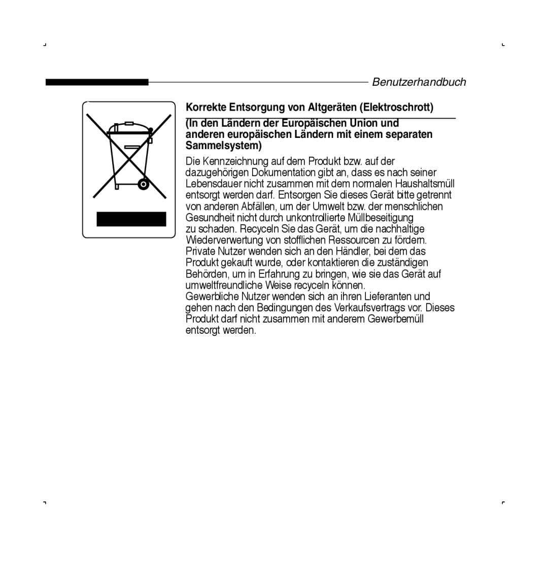 Samsung SCC-B5223P, SCC-B5223BP manual Benutzerhandbuch 