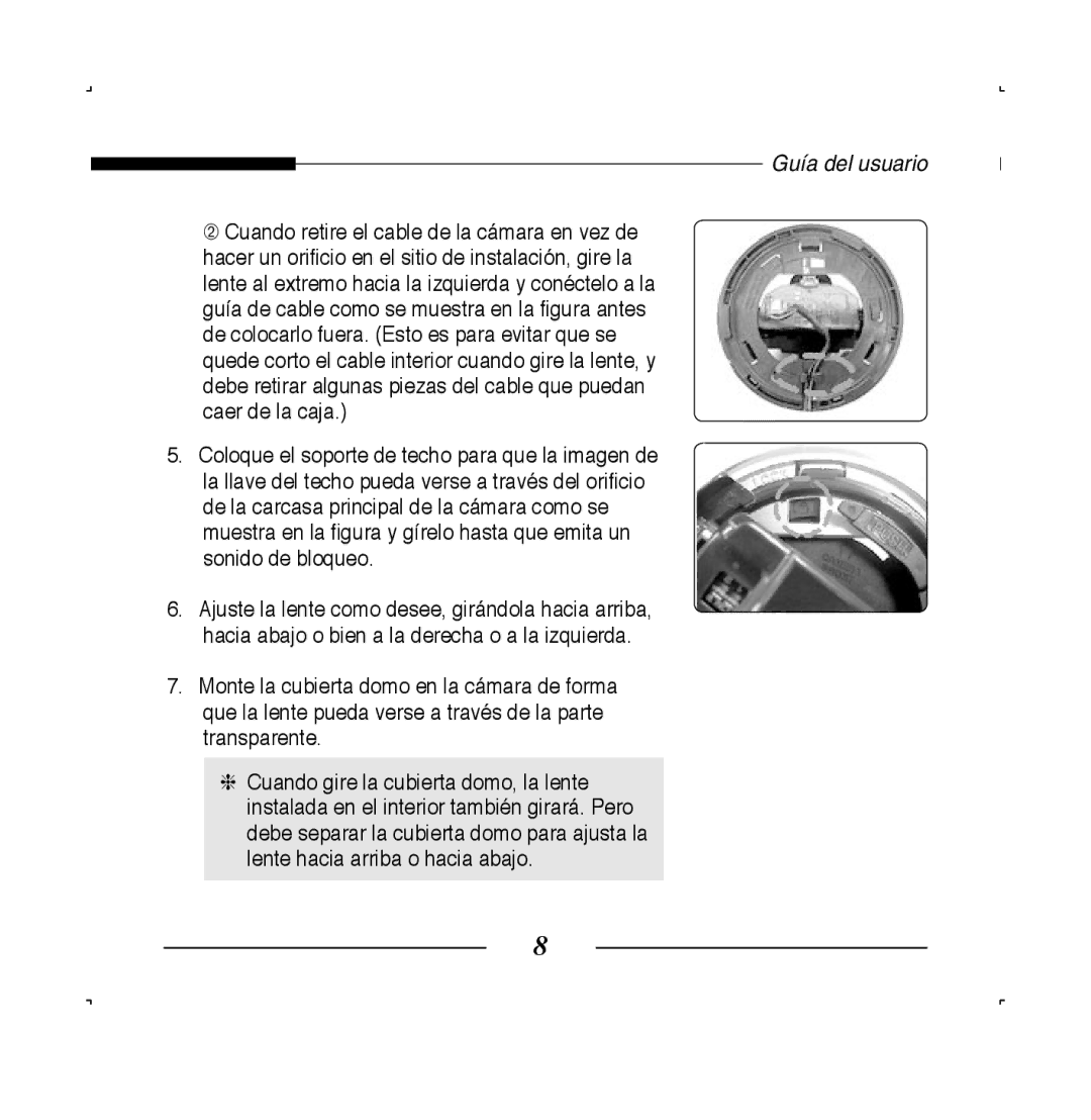 Samsung SCC-B5223P, SCC-B5223BP manual Guía del usuario 