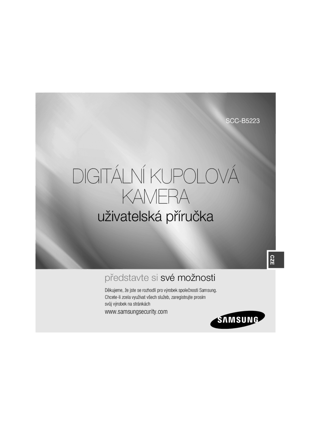 Samsung SCC-B5223P, SCC-B5223BP manual Kamera 