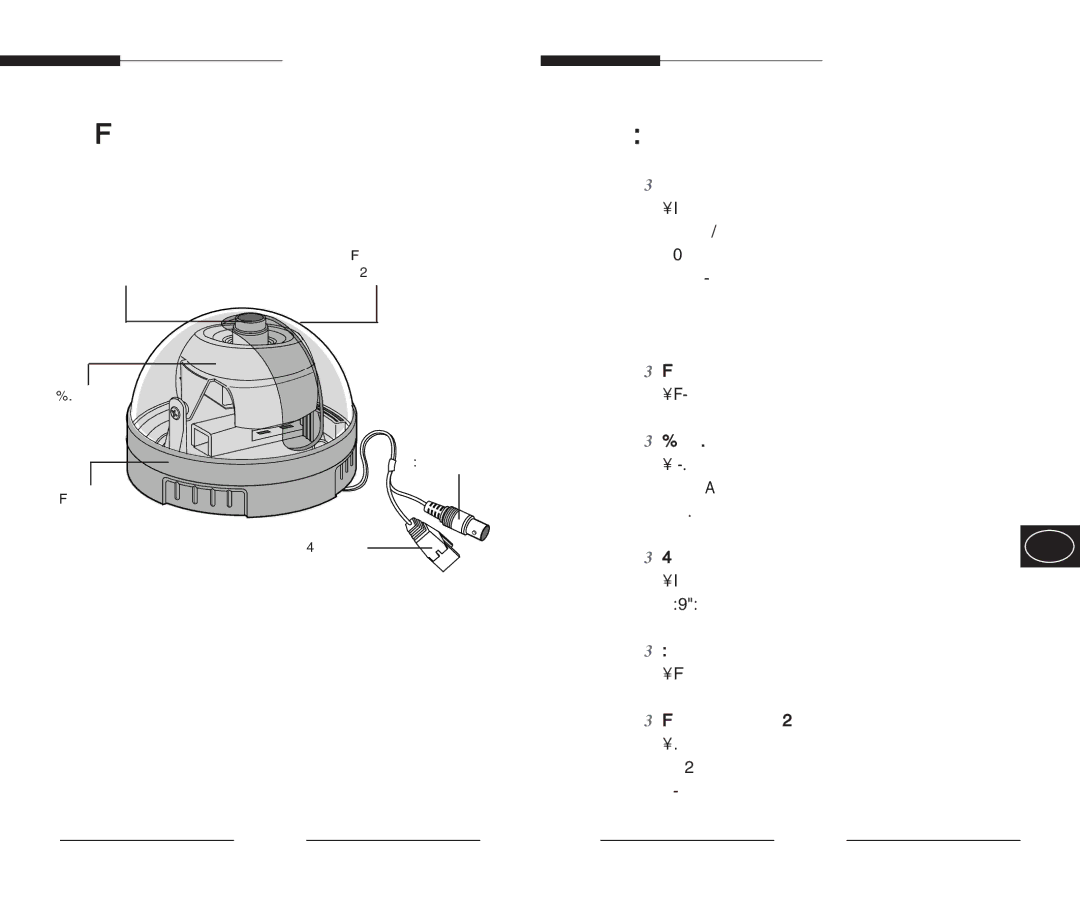 Samsung SCC-B5305(G)(P), SCC-B5301(G)(P), SCC-B5303(G)(P), SCC-B5300(G)(P) manual Kóïôîâíú‡ˆëˇ 