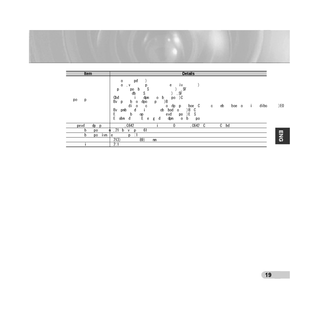 Samsung SCC-B531xP, SCC-B531xBN, SCC-B531xN, SCC-B531xBP manual Eng 