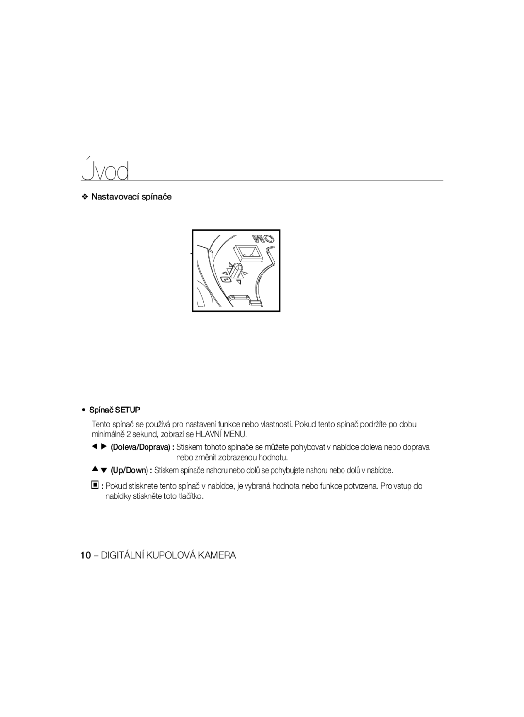 Samsung SCC-B5335P, SCC-B5335BP, SCC-B5333BP, SCC-B5331P, SCC-B5331BP, SCC-B5333P/CDM, SCC-B5331N manual Úvod 