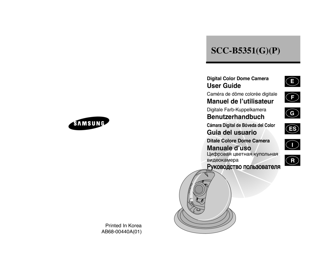 Samsung SCC-B5351P manual SCC-B5351GP 