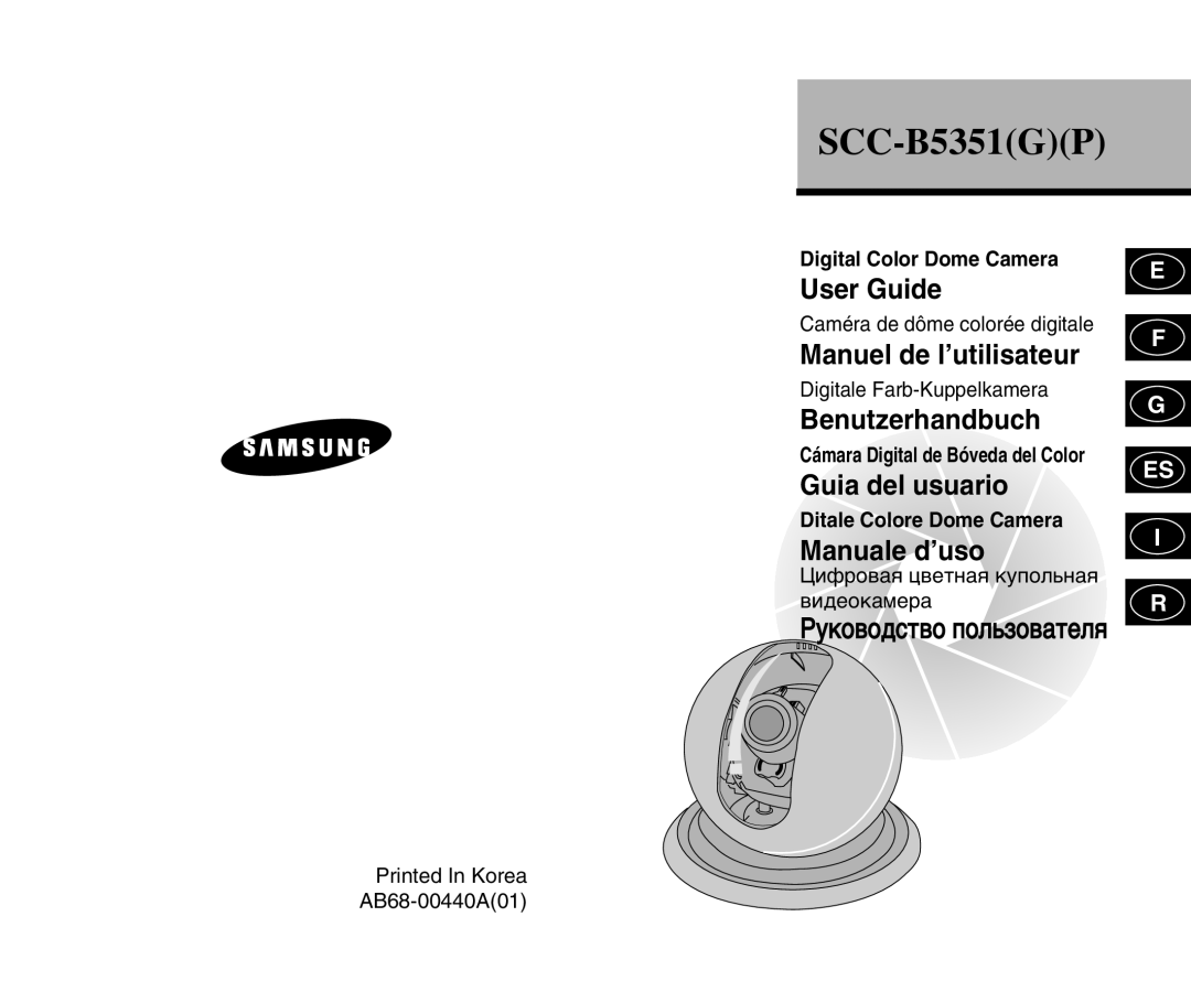 Samsung SCC-B5351(G)(P) manual SCC-B5351GP 