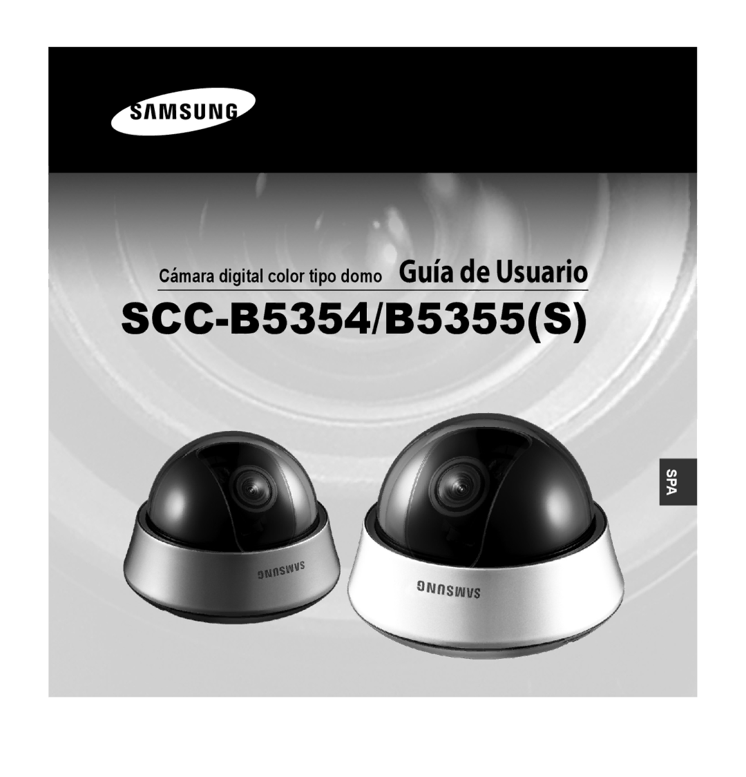 Samsung SCC-B5354P, SCC-B5355P manual Cámara digital color tipo domo Guía de Usuario 